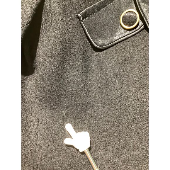 Stanley Blacker Wool Blazer Black Women’s 14 — Formal, Double Breasted, Classic - Picture 7 of 8